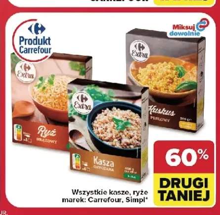 Kuskus perłowy Carrefour Extra +3 warianty