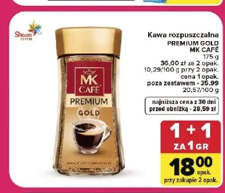 Kawa rozpuszczalna MK Café Premium Gold