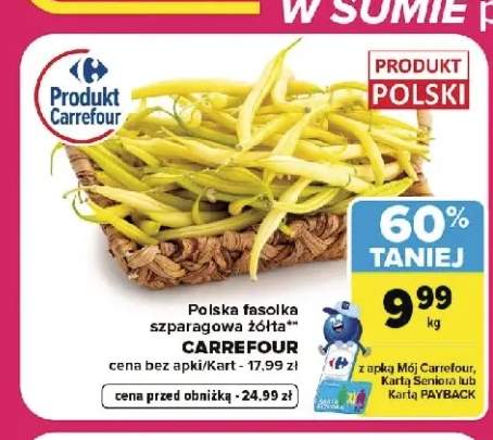 Fasolka szparagowa żółta Carrefour