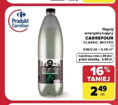 Napój energetyzujący Carrefour Classic Mojito