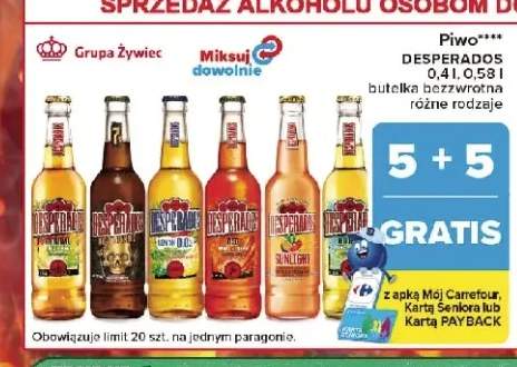 Piwo Desperados Red +4 warianty