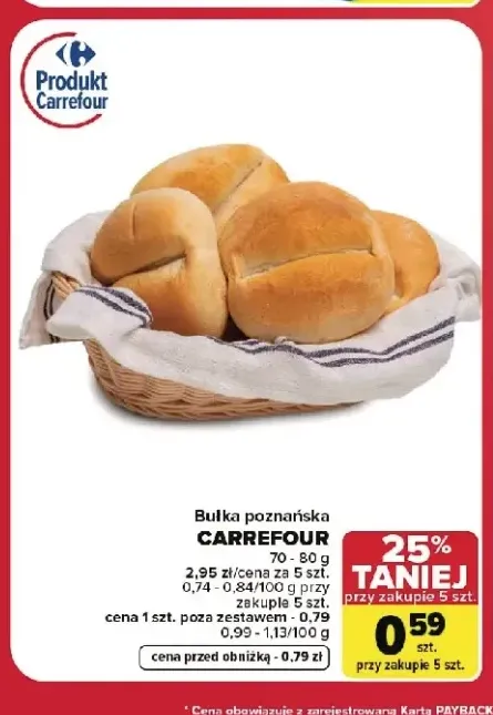 Bułka poznańska Carrefour