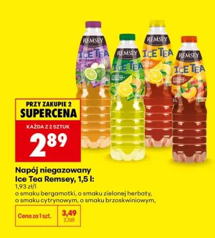 napój niegazowany