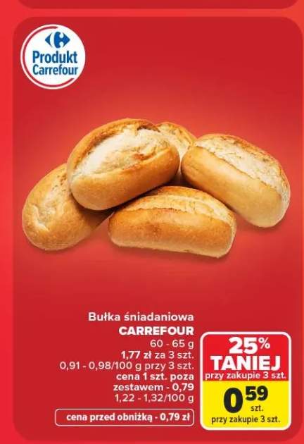 Bułka śniadaniowa Carrefour