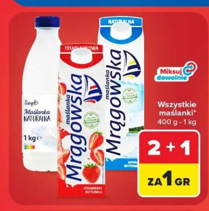 Maślanka Mrągowska +2 warianty