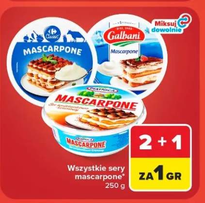 Sery mascarpone +3 warianty