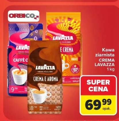 Kawa ziarnista Lavazza Crema e Gusto +1 wariant