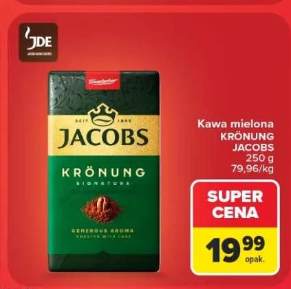 Kawa mielona Jacobs Krönung