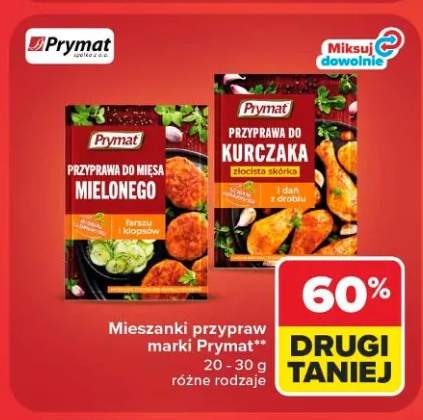 Przyprawa do mięsa mielonego Prymat +1 wariant