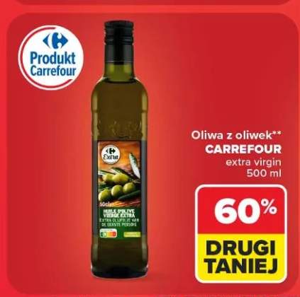 Oliwa z oliwek extra virgin Carrefour