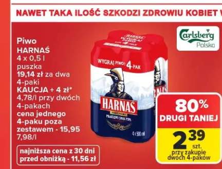 Piwo Harnaś Jasne Pełne