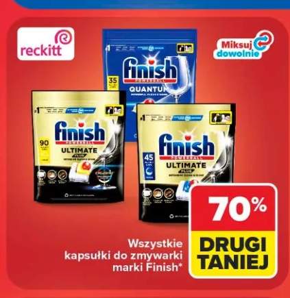 Kapsułki do zmywarki marki Finish +3 warianty