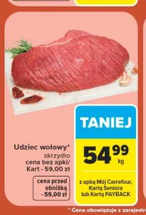 Udziec wołowy skrzydło