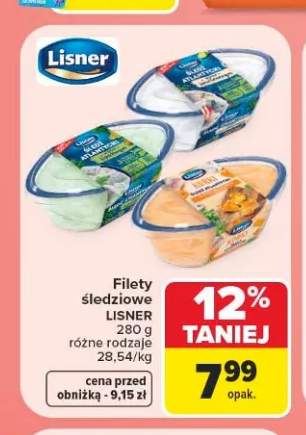 Filety śledziowe klasyczne LISNER +2 warianty