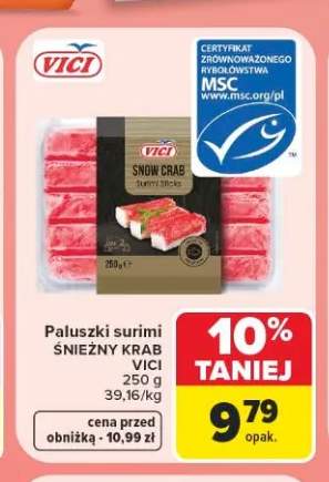 Paluszki surimi Śnieżny Krab VICI