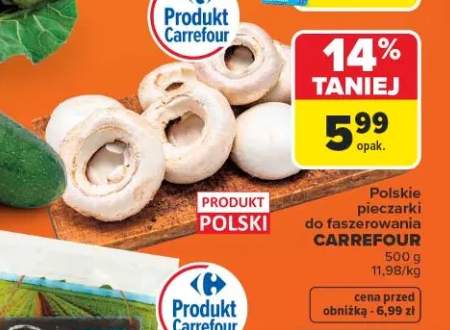 Pieczarki do faszerowania Carrefour polskie