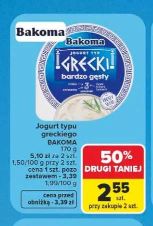 Jogurt typu greckiego Bakoma