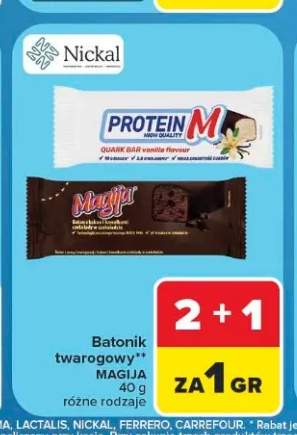 Batonik twarogowy Magija z kakao +1 wariant