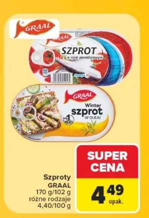 Szprot w sosie pomidorowym Graal +1 wariant