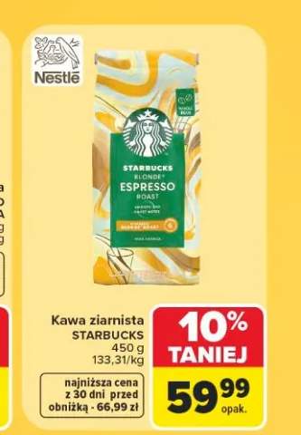 Kawa ziarnista Starbucks Blonde Espresso Roast