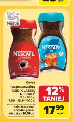 Kawa rozpuszczalna Nescafé Classic +1 wariant