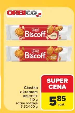 Ciastka z kremem waniliowym Lotus Biscoff +1 wariant