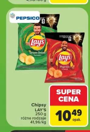Chipsy Lay's Green Onion +1 wariant