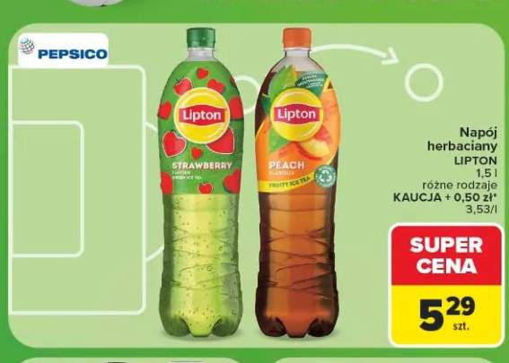 Napój herbaciany Lipton truskawkowy +1 wariant