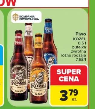 Piwo Kozel Černý +2 warianty