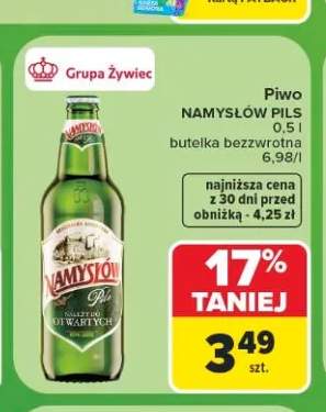 Piwo Namysłów Pils
