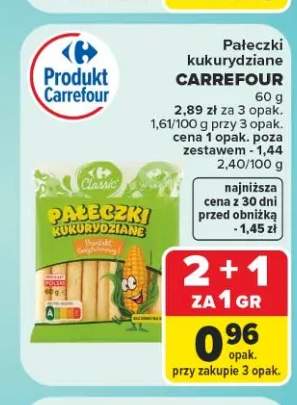 Pałeczki kukurydziane Carrefour