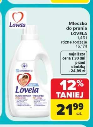 Mleczko do prania Lovela Baby do białego +1 wariant