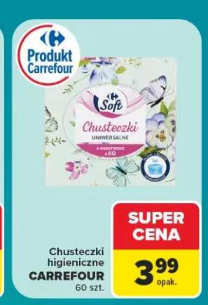 Chusteczki higieniczne Carrefour