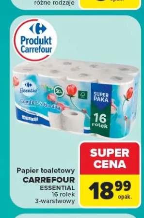 Papier toaletowy Carrefour Essential