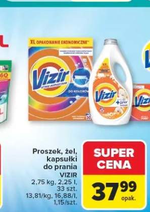 Proszek do prania Vizir Do Kolorów +2 warianty