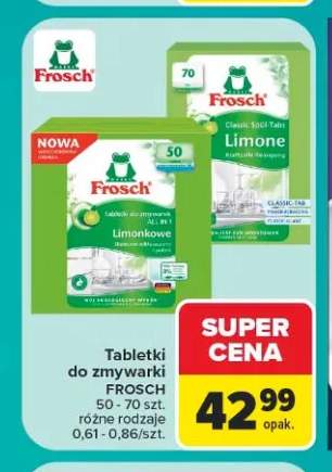 Tabletki do zmywarki Frosch