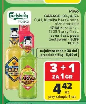 Piwo Garage Hard Lemon +2 warianty