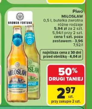 Piwo Miłosław Pilzner +1 wariant