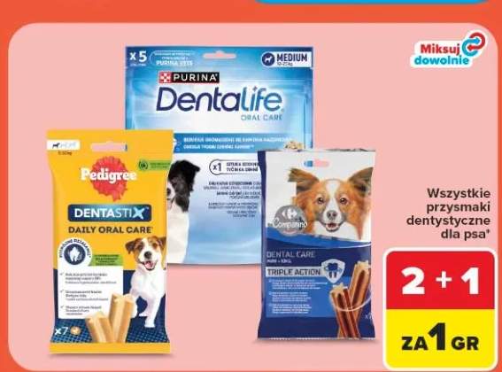Przysmak dentystyczny dla psa Pedigree Dentastix Daily Oral Care +3 warianty