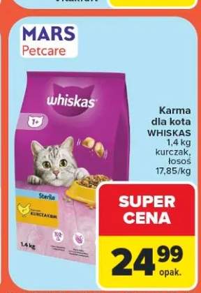 Karma dla kota Whiskas Sterile z Kurczakiem +1 wariant