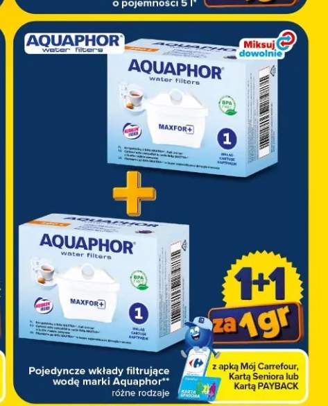 Wkład filtrujący do wody Aquaphor Maxfor+