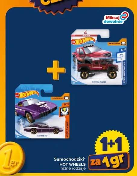 Samochodzik Hot Wheels Custom Otto +1 wariant