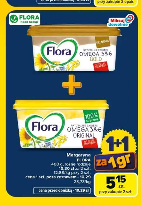 Margaryna Flora Original +1 wariant