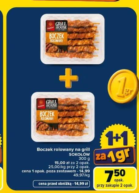 Boczek rolowany na grill Sokołów