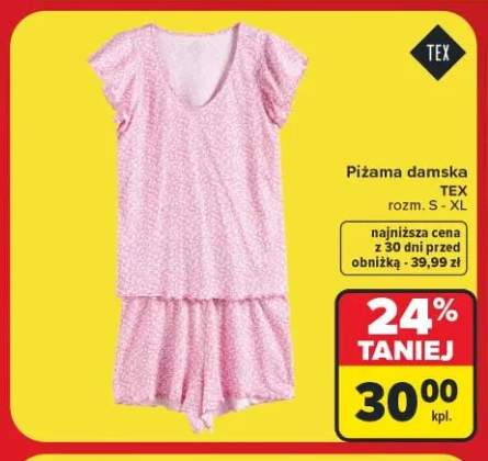 Piżama damska TEX