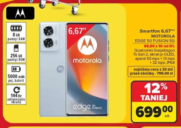 Smartfon Motorola Edge 50 Fusion
