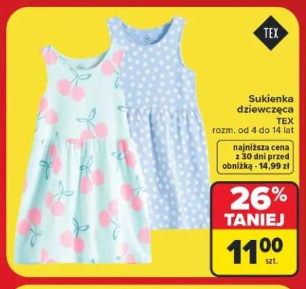 Sukienka dziewczęca TEX
