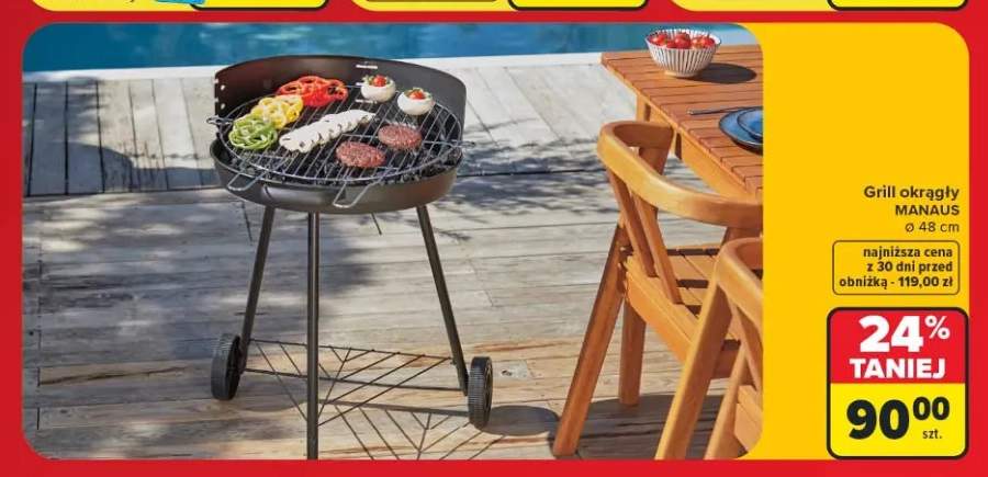 Grill okrągły Manaus