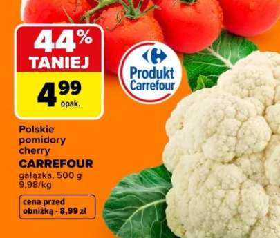 Pomidory cherry gałązka Carrefour polskie