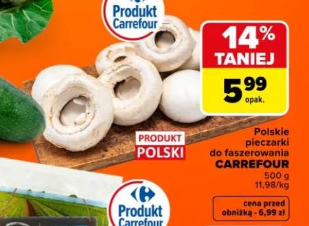 Pieczarki do faszerowania Carrefour polskie